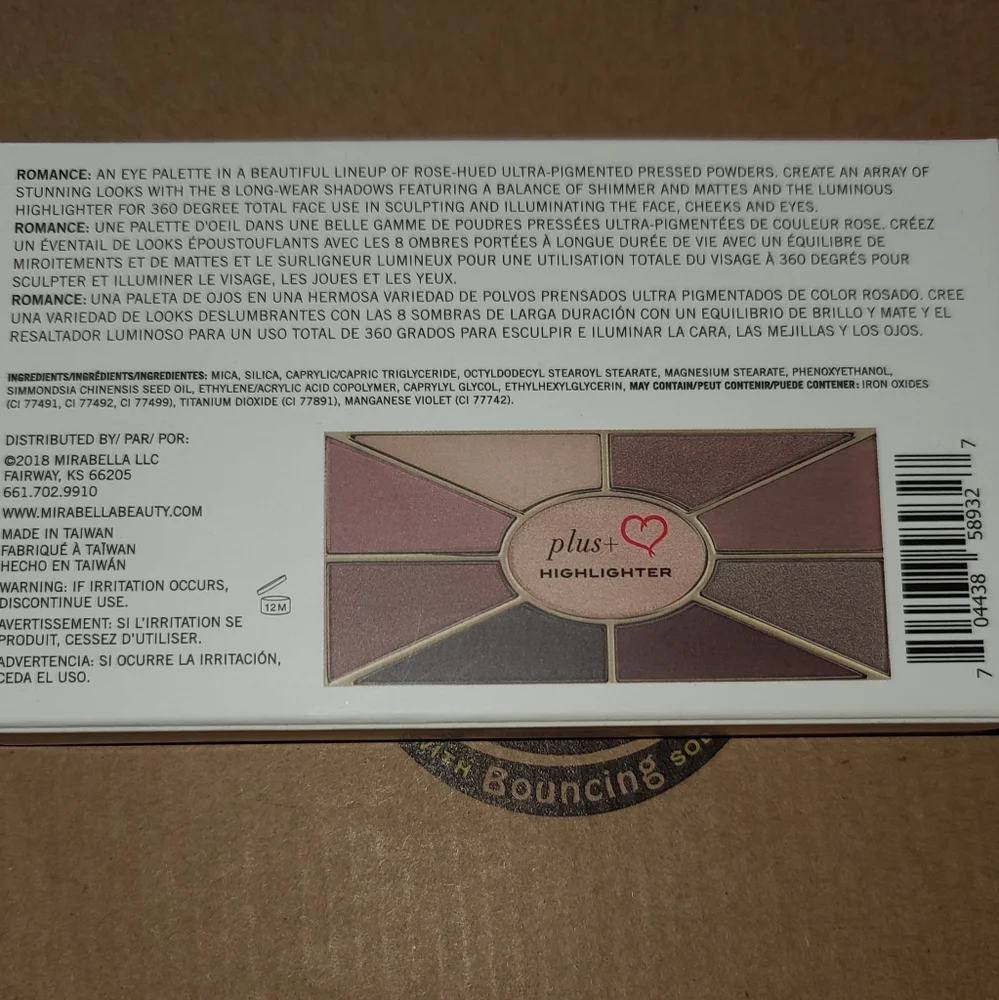 Mirabella Eyeshadow Palette - Picture 4 of 13